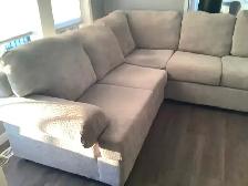 SECTIONAL SOFA…LIGHT GREY…..ALMOST NEW - Photo 3