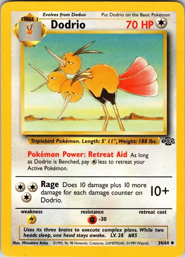 Pokemon Dodrio 34/64 Jungle
