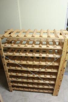 Sturdy Wooden Wine Rack
