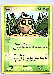 Pokemon Seedot Hidden Legends Card