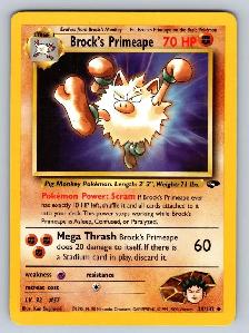 Pokémon Brock's Primeape 35/132 Gym Challenge