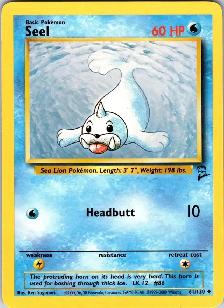 Pokemon Seel 61/130 Base Set 2