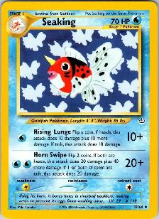 Pokemon Seaking 37/64 Neo Revelation