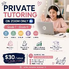 private tutoring online grade 1-6