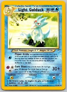 Pokemon Light Golduck 47/105 Neo Destiny