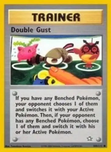 Pokemon Double Gust Trainer Card