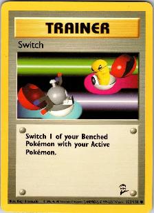 Pokemon Switch 123/130 Base Set 2 Trainer Card