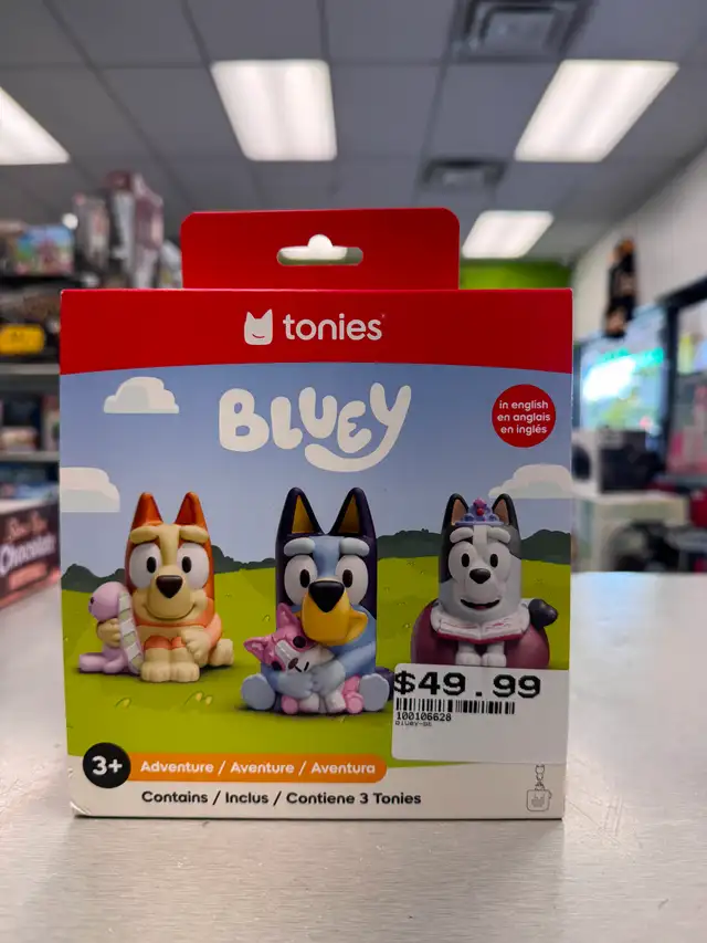 Tonies Bluey Audio Toy Figurine 3 Pack Set - BRAND NEW