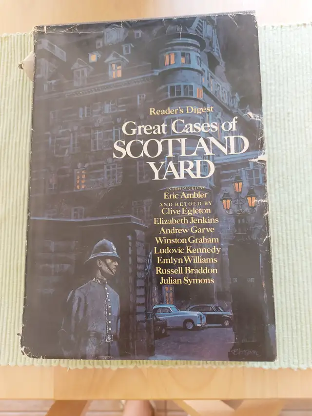 BOOK – READER'S DIGEST – GREAT CASES OF SCOTLAND YARD
