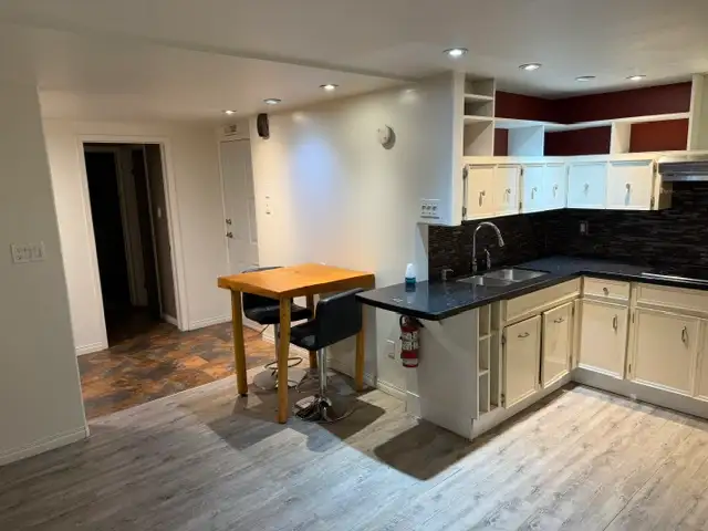1 bedroom basement suite