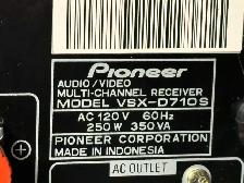 Pioneer VSX-D710S Surround Sound Receiver - Photo 6