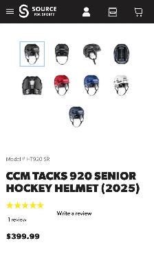 Hockey helmet - Photo 2