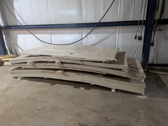 Damaged drywall