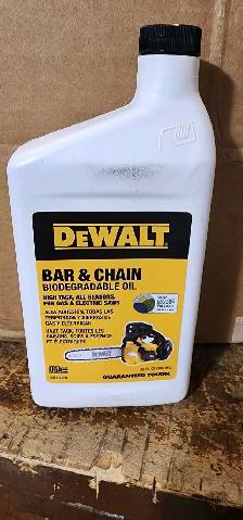 Biodegradable Dewalt chainsaw bar oil