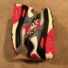 Nike Infrared Air Max 90 2013 Size 13 - Photo 4