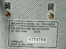 Sony STR-DE595 Surround Sound Receiver - Dolby Digital & DTS - Photo 7