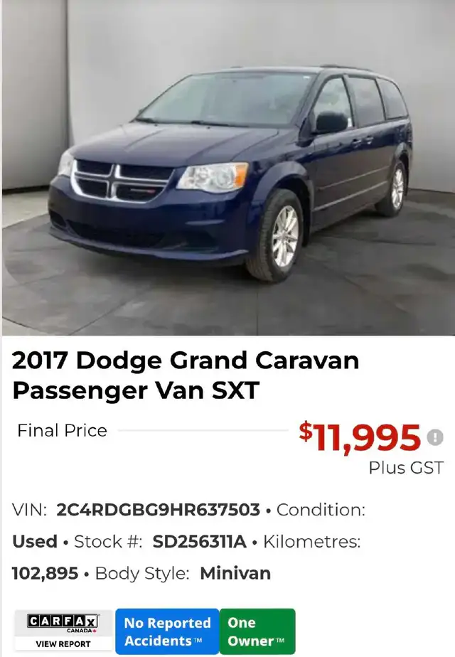 2017 Dodge Grand Caravan
