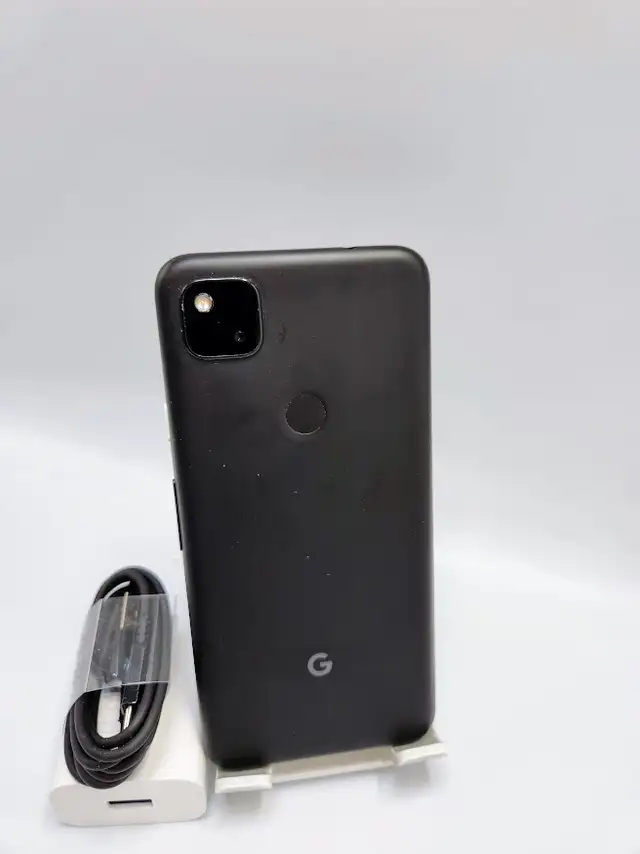 Google Pixel 4a 128gb Black 3 Months Warranty W/Charger