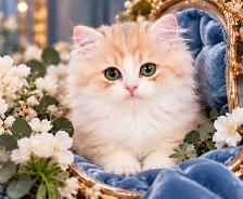 Purebred British Longhair Kitten-Blue bicolour - Photo 5