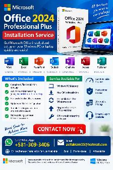 Microsoft Office 2024 Pro Plus – Installation Service