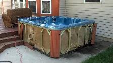 hot tub removal