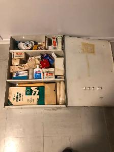 Antique commercial FirstAid metal box with all supplies inside. - Photo 3