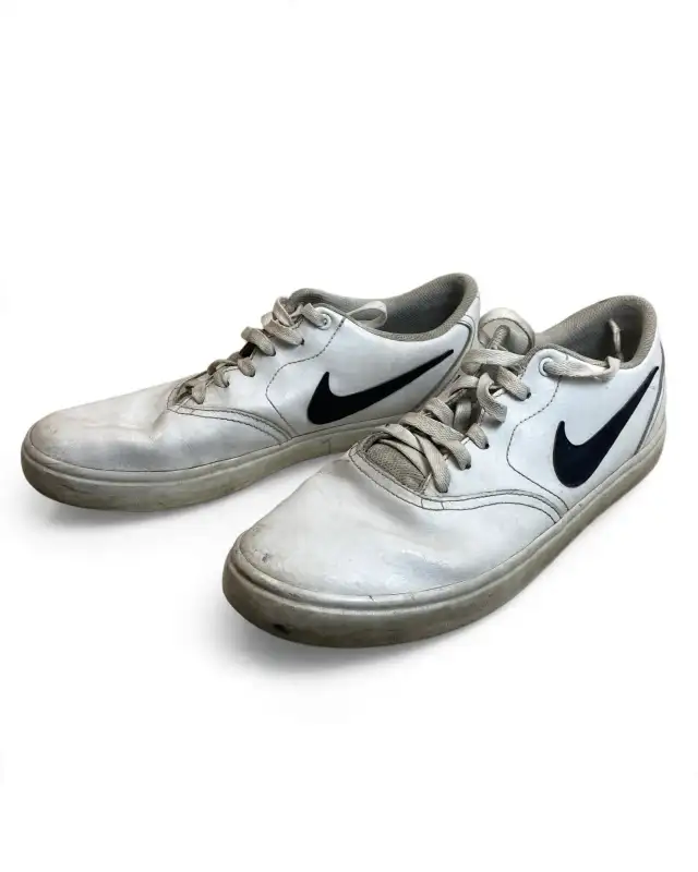 Nike SB Check Solarsoft 843895-101 White Navy Men's 11  Skate