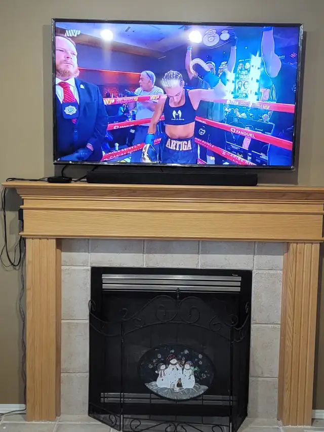 TV mount installation