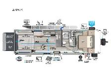 2022 Forest River Salem FSX PLATINUM 270RTKX TOY HAULER, PRIVATE - Photo 2