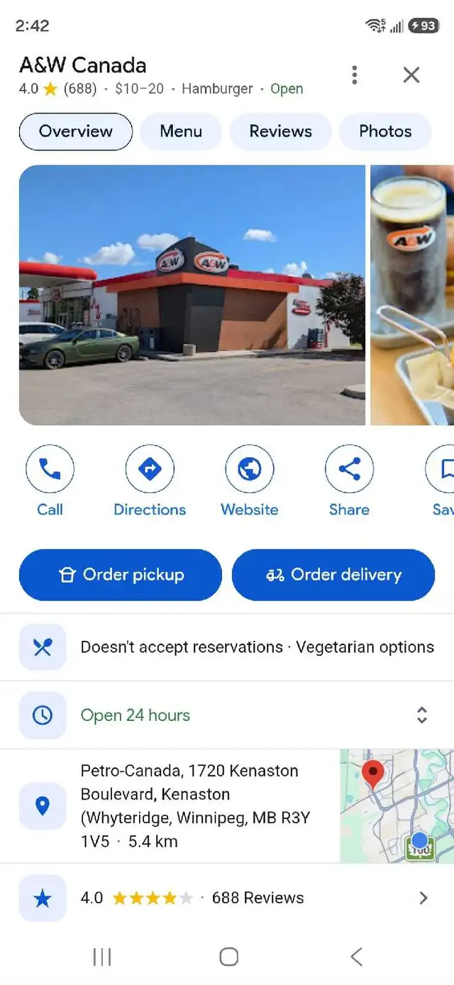Hiring for A&W restaurant