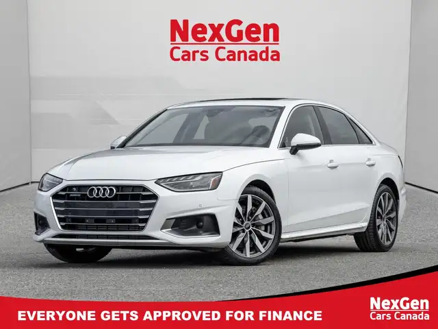 2023 Audi A4 Sedan Komfort / LEATHER / SUNROOF / HEATED SEATS/ W