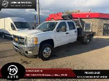 2013 Chevrolet Silverado 3500HD 4WD Crew Cab 9 FT Flat Bed - Onl