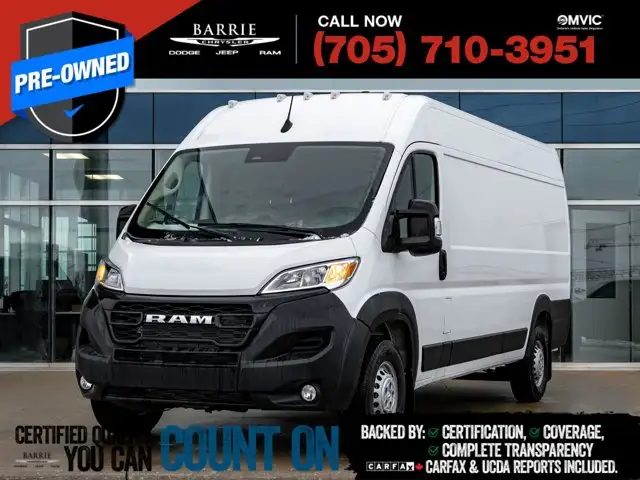 2025 Ram ProMaster Cargo Van Tradesman