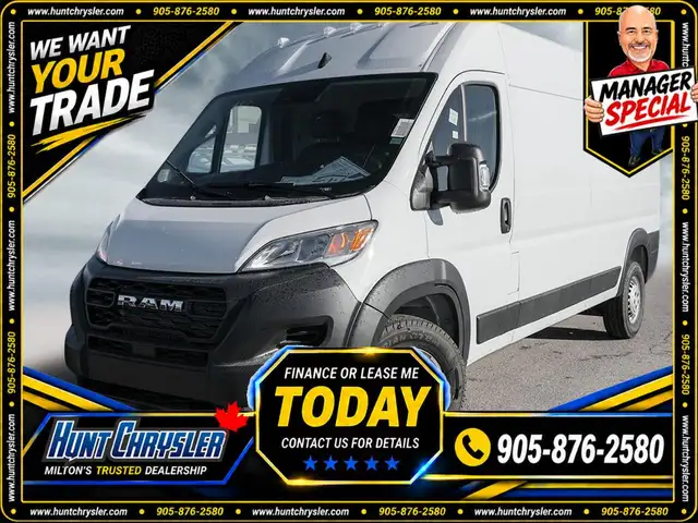 2027 RAM ProMaster 2500 | HR | 159WB | PART | FWD CLS | BT | CAM