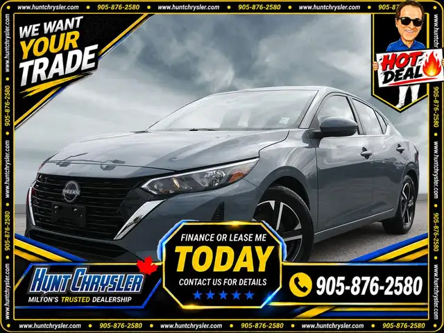 2024 Nissan Sentra SV | POWER SUN | HTD STS | BSM | RR SNS | FWD