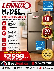 Carrier and lennox 96% AFUE Furnace with installation from $2599 - Photo 2