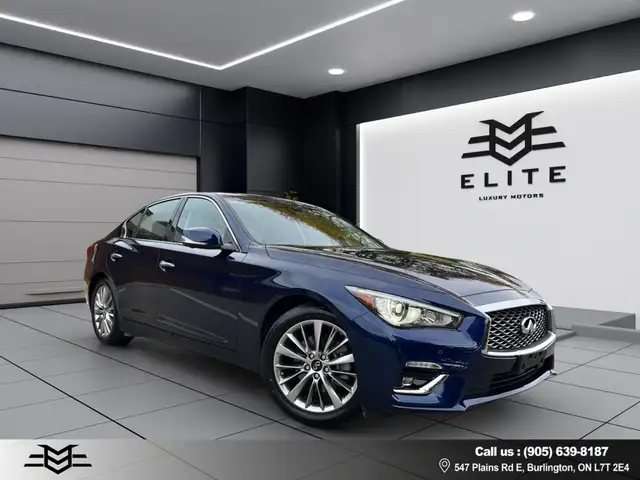 2024 Infiniti Q50 LUXE AWD - One Owner - Navigation System !!