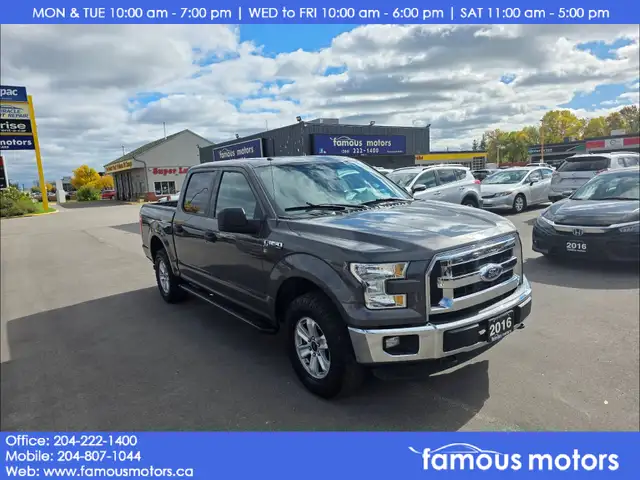 2016 Ford F-150 4WD SuperCrew 145' XLT