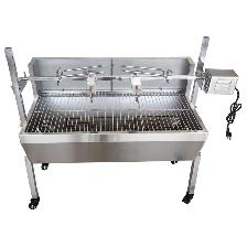 35' Charcoal BBQ Grill Grill Roaster Stainless Steel 251119 - Photo 9