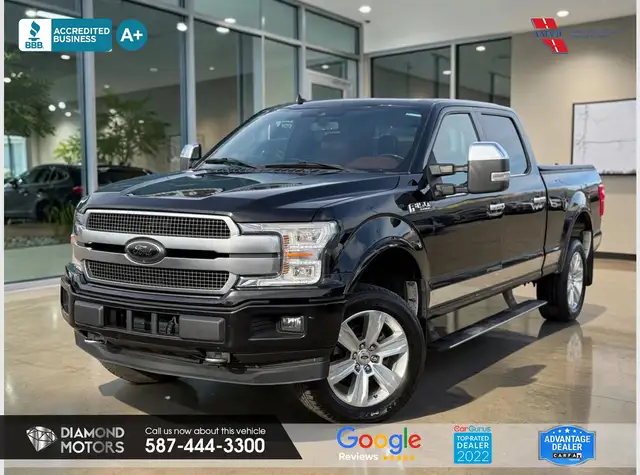 2019 Ford F-150 Platinum 4WD SuperCrew 6.5' Box - Mint Condition