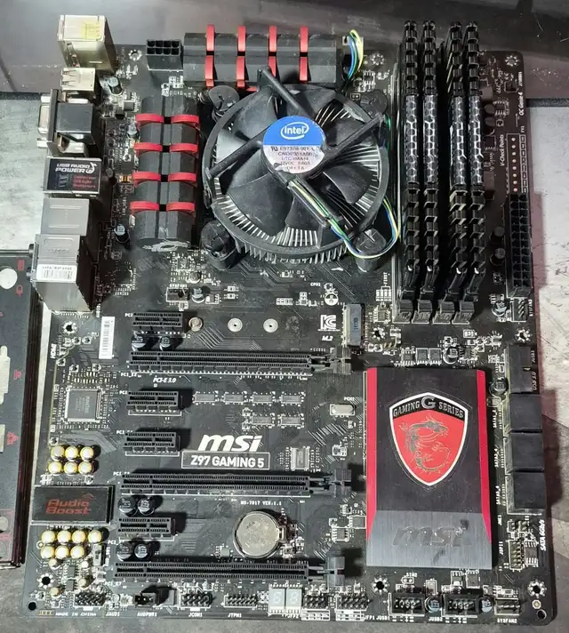 MSI Z97 GAMING 5   i5-4690K   16GB DDR3 – TESTED – $140 OBO