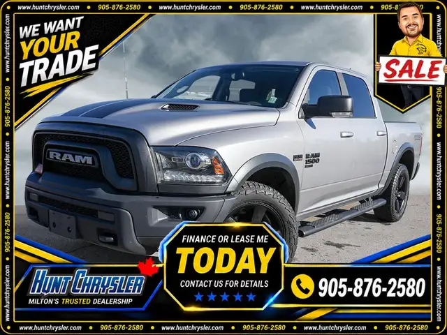2019 RAM 1500 Classic WARLOCK | 5.7L HEMI | 20S | HITCH | 8.4 |