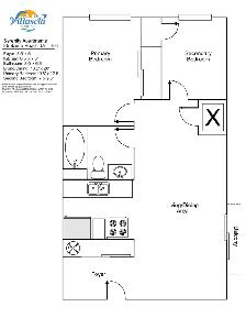 2 BEDROOM | 55  INDEPENDENT LIVING - Photo 3