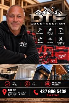 GENERAL CONTRACTOR – 15 YEARS EXPERIENCE | BARRIE & SURROUNDING
