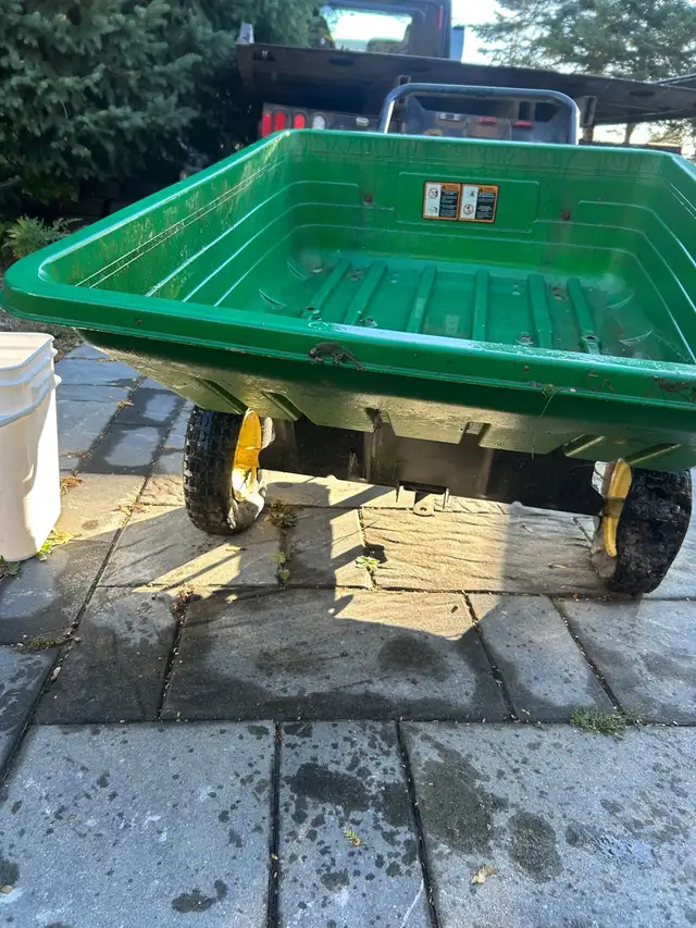 John Deere lawnmower trailer