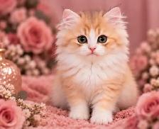Purebred British Longhair Kitten