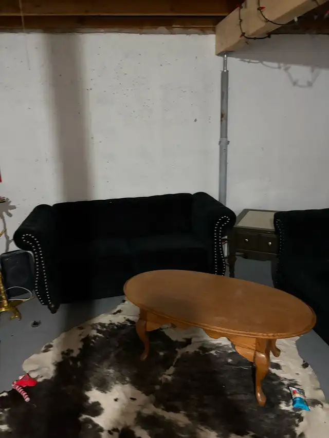 2 black couches for sale!