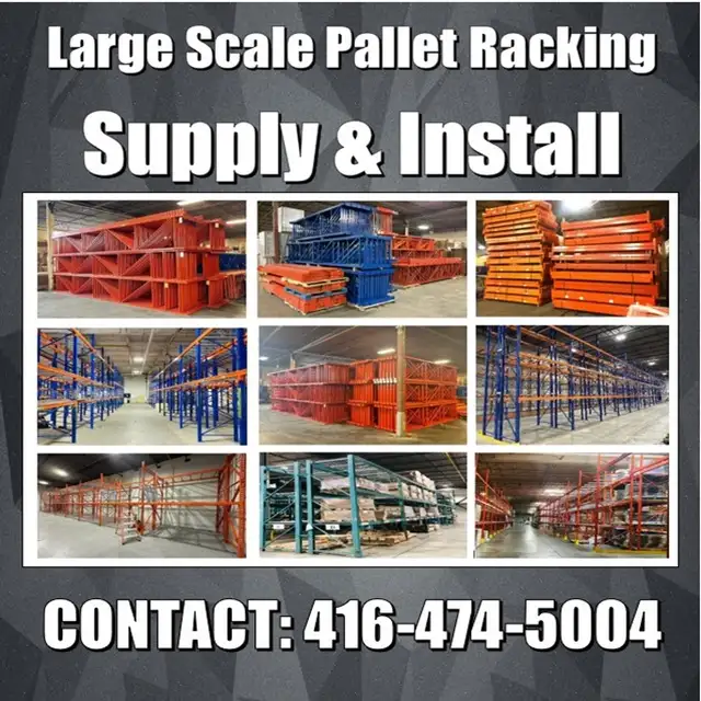 Pallet Racking LARGE SCALE PROJECT SUPPLY AND INSTALL