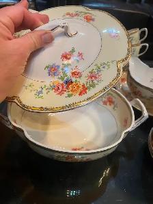 Antique 1930's dish set Pareek 'Jasmine' - Photo 3