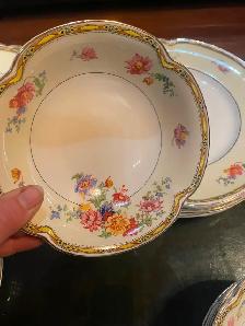 Antique 1930's dish set Pareek 'Jasmine' - Photo 6